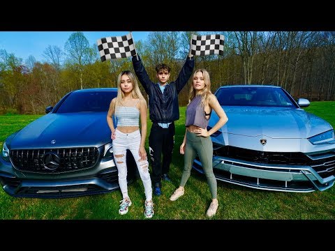 OUR GIRLFRIENDS RACED! (Lamborghini Urus vs. Mercedes-AMG GLC63S)