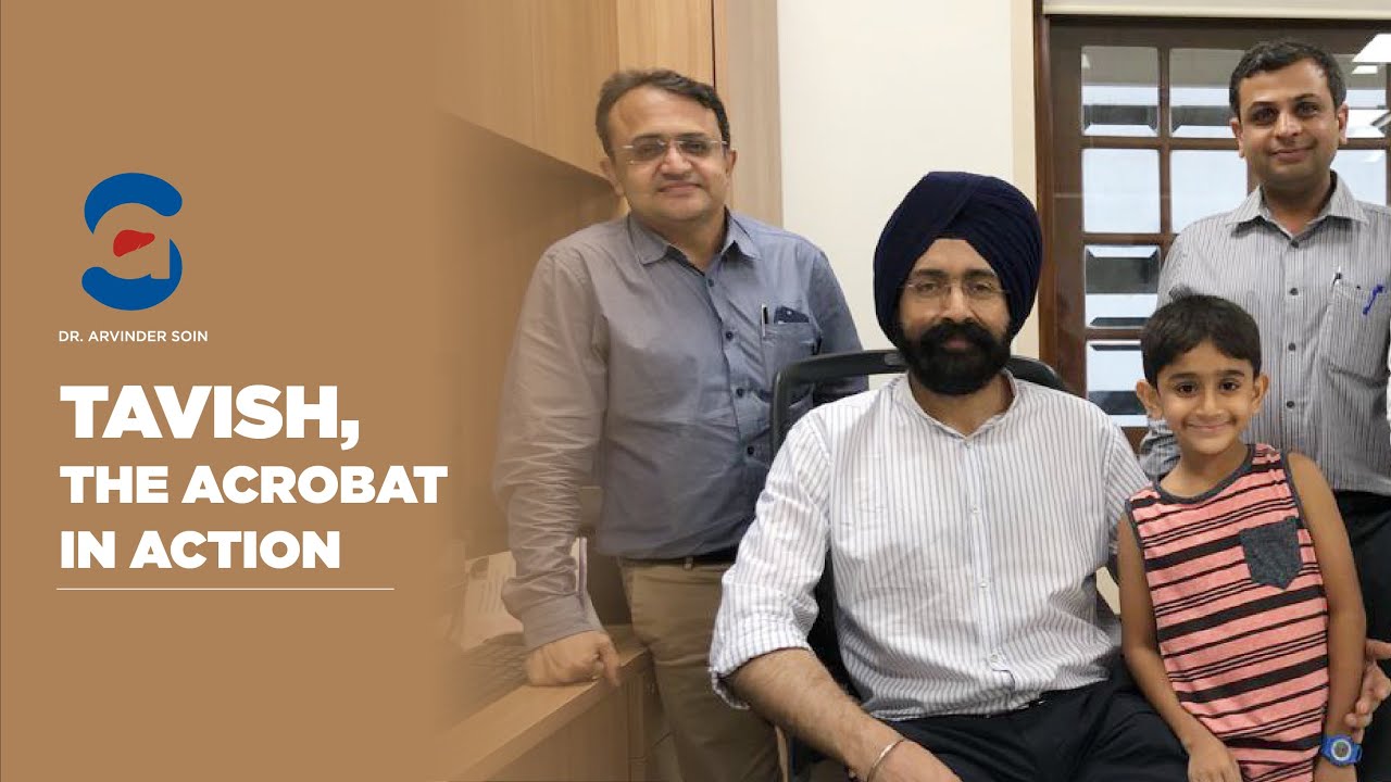 Tavish, completed 10 years of successful Liver Transplant by Dr. A. Soin | Medanta