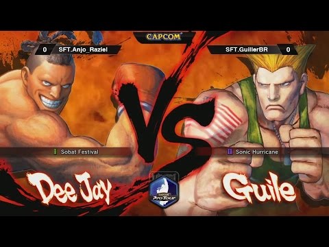 USF4 - SFT.AnjoRaziel (DeeJay) Vs SFT.GuilerBR (Guile) - CAPCOM Pro Tour 2014 - TOP16