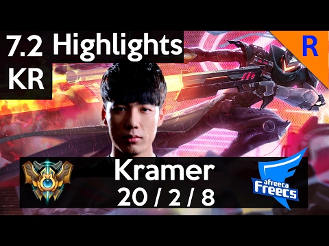7.2 Highlights - Afreeca Kramer (Lucian) 20-2-8 New Lucian Skin