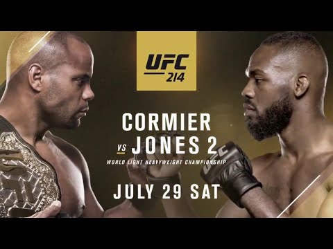 Daniel Cormier vs Jon Jones Ufc 214 Full Free Fight 