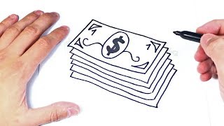 Como dibujar Billetes de Dinero | Dibujar Dinero