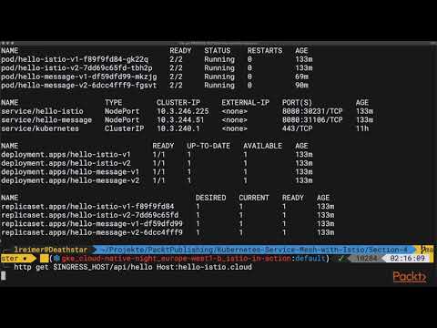 Kubernetes Service Mesh with Istio Injecting HTTP Delay Fault | packtpub com