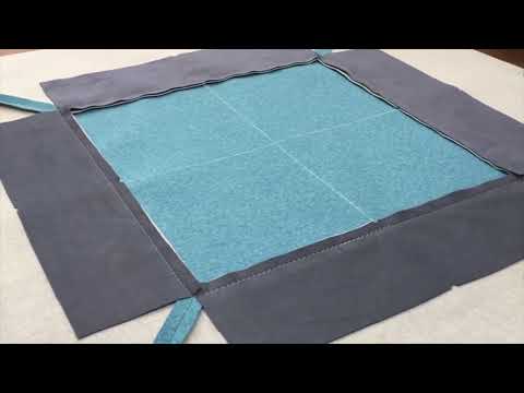 Upholstery Method - HOW TO UPHOLSTER AN OTTOMAN WITH AN ATTACHED CUSHION