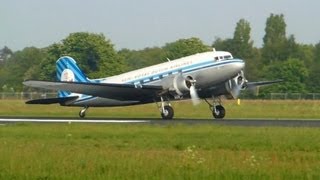 preview picture of video 'Douglas DC-3 Dakota 'Prinses Amalia' ► Landing ✈ Groningen Airport Eelde'