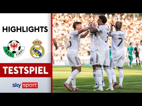 Warmschießen für den Ligastart! | WSG Tirol - Real Madrid | Highlights