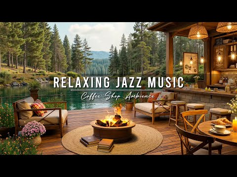 Smooth Jazz Instrumental Music for Stress Relief ☕ Cozy Porch Ambience with Jazz Relaxing Music