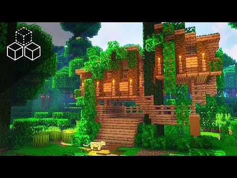 One Chunk Jungle Treehouse | Minecraft Tutorial