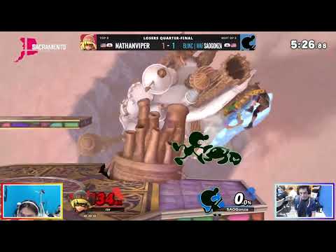 NathanViper (Min Min) vs SAOGonza (Game & Watch) - Losers QF - Fire & Ice Grand Re-Opening