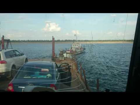 Паром на Усинск. Ferry to Usinsk