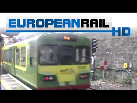 Iarnród Éireann Irish Rail DART 8100 EMU 6 car departs Dún Laoghaire Station