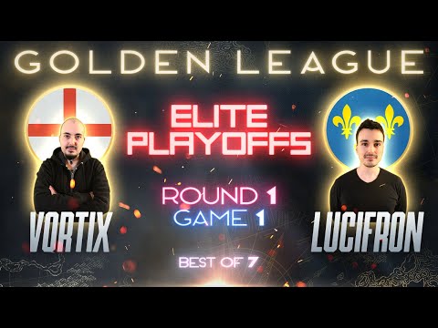 VortiX vs LucifroN - $125k Golden League Playoffs - Game 1 - (Age of Empires 4)