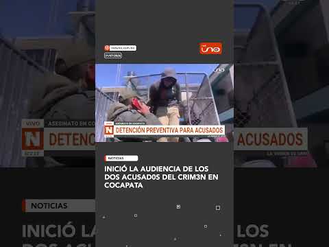 Inició la audiencia de los dos acusad0s del crim3n en Cocapata