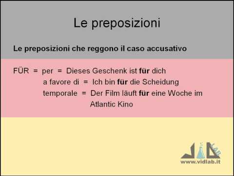 videocorso tedesco di base - lez 5