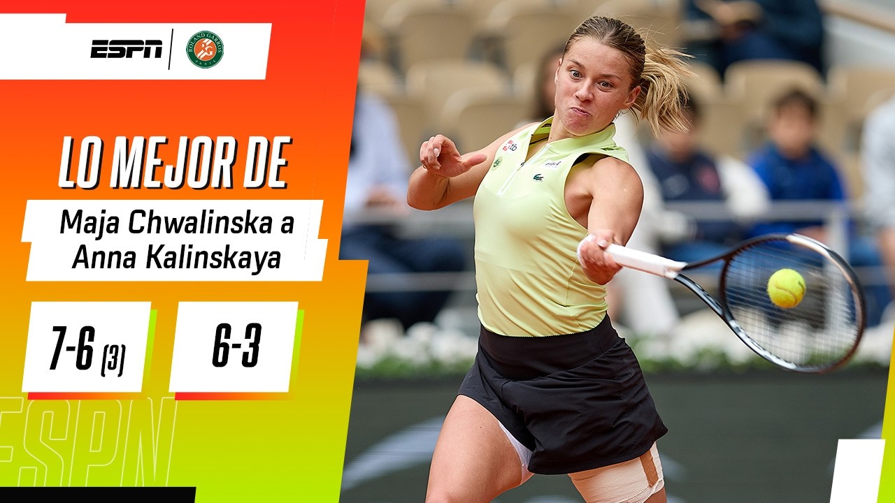 CHWALINSKA JUGÓ UN PARTIDAZO PARA DERROTAR A KALINSKAYA Y AVANZAR A LAS SEMIFINALES | RESUMEN