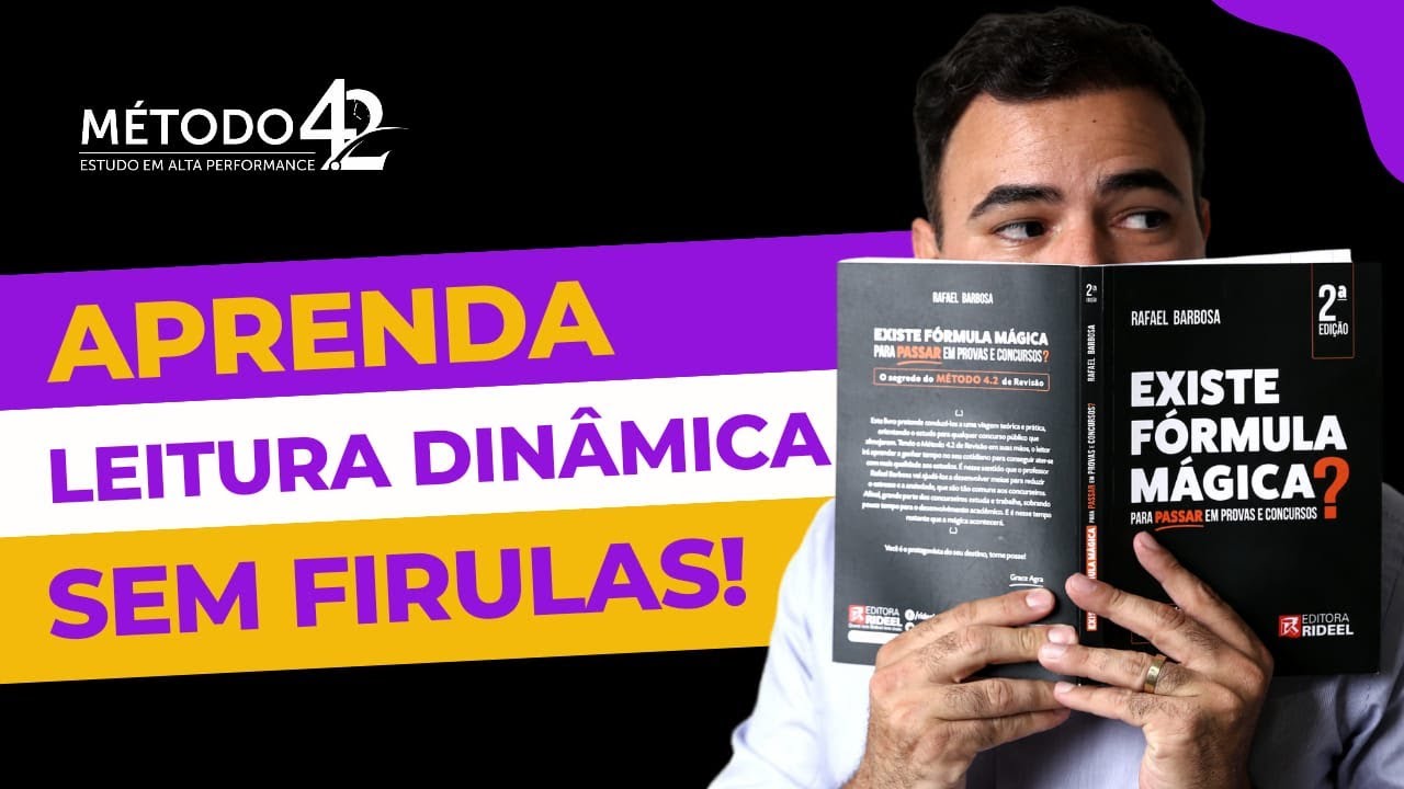 5 PASSOS PARA LER MAIS RÁPIDO (LEITURA DINÂMICA) | Com Prof. Rafael Barbosa