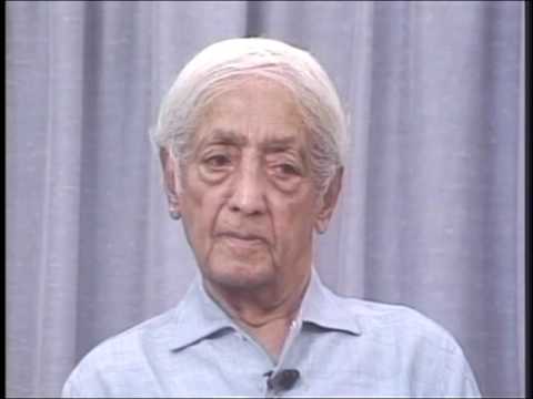 Is there such a thing as good and evil in the world? | J. Krishnamurti