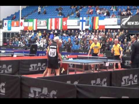 World Veterans Championships table tennis 2014 Double men FINAL 70 75