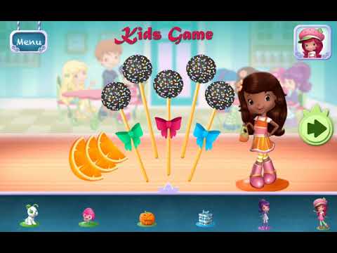 Strawberry Shortcake SWEET SHOP Cake Pops Kids Game
