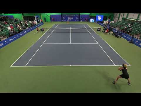 Mika Stojsavljevic [WC] (GBR) vs Amarni Banks (GBR) // 6-4 6-4 // W100 Wrexham // 2nd Round
