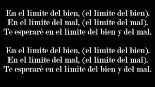 La frontera   el limite con letra