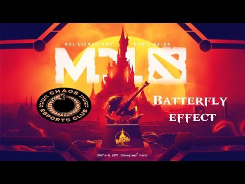 Dota 2 Chaos Esports Club Vs Butterfly Effec MDL Disneyland® Closed Qualifier