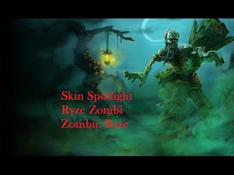 Ryze Zombi / Zombie Ryze Skin Spotlight (league of legends)