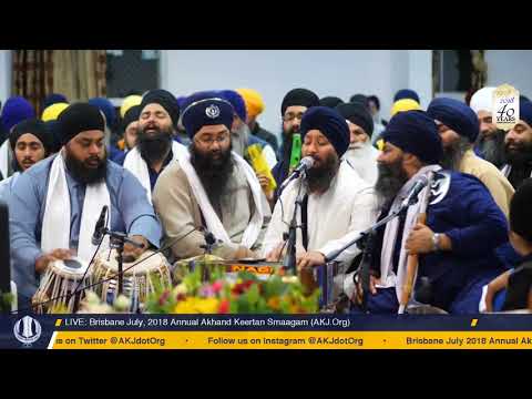 004 Brisbane July 2018 - Wednesday Evening - Bhai Jagpal Singh Jee Kanpur