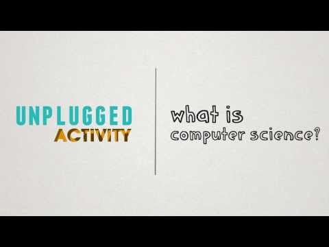 What is CS - unplugged activity
