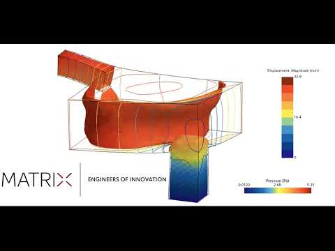 Fluid Structure Interaction (FSI) Duct Study