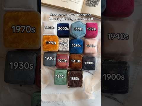 From the 2020s to the 1880s! Which ring is your favorite? #mjvjewelry #vintagejewelry