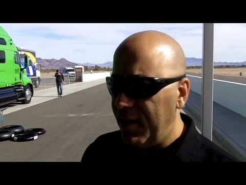 Richard Stanboli and Eric Bostrom talk about the test. at Chuckwalla Valley Raceway
