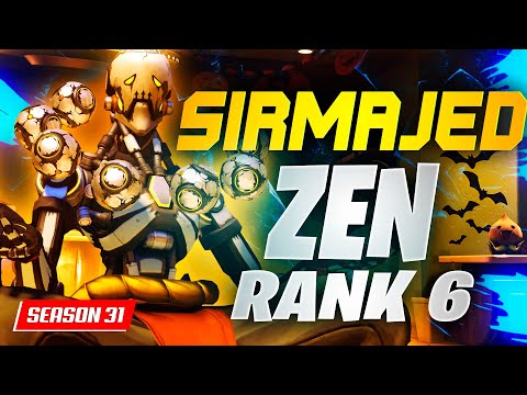 SirMajed #1 Zenyatta - Road to Rank 1! [ Overwatch Season 31 Top 500 ]
