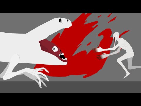 SCP 096 VS BRIDGE WORM | Sticknodes Animation