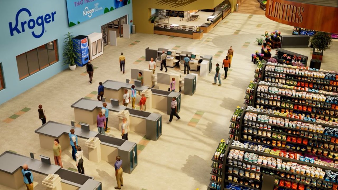 Kroger Uses Simulation and Digital Twins for a Better and Faster Shopping Experience