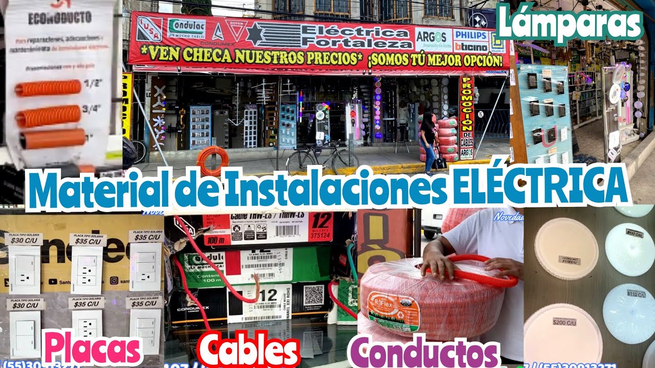 Nueva Tienda ELÉCTRICA 😱 Herramienta para instalación eléctrica | Lámparas / Focos / Placas / Cables