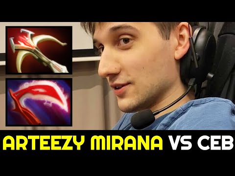 ARTEEZY vs OG.CEB — Right Click Build Mirana vs Grandmaster Tier Nature's Prophet 7.32c Dota 2