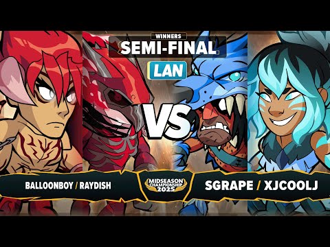 BalloonBoy & Raydish vs Sgrape & xJcoolJ - Winners Semi-Final - Midseason Championship 2025 -LAN 2v2