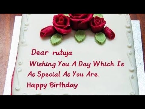 Happy Birthday #Rutuja ( bevadi ) 🎂🎂🤩🤩