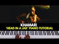 How To Play Head In A Jar By Khamari Piano Tutorial R B Soul Chords