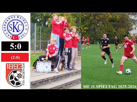 SKC Barbaros vs FSV Nieder Olm, ME 11. Spieltag 12.10.2025