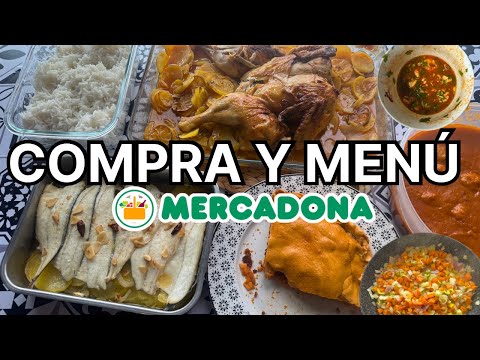 €50 at Mercadona = Complete menu for the week 🍽️ Meal prep (easy recipes)