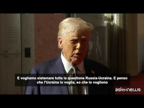 Trump: «Telefonata importante con Putin, vogliamo risolvere questione»