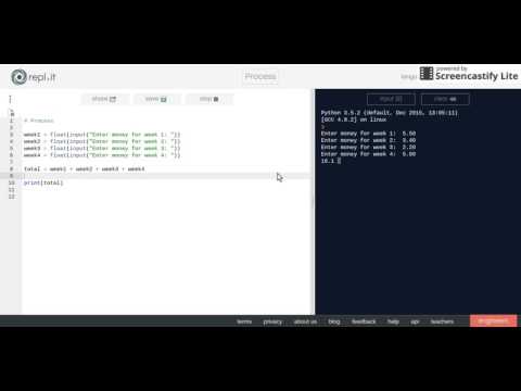 Processing Data - National 5 Programming (Python)