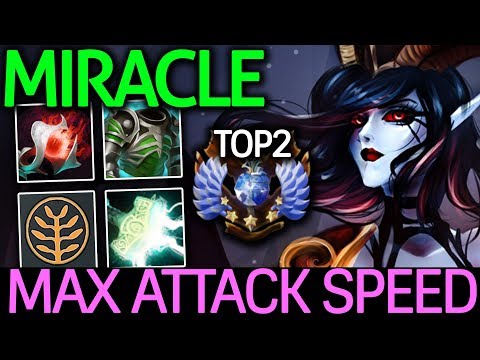 Miracle- Dota 2 [Queen of Pain] MAX ATTACK SPEED! Party Game