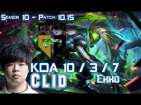 Gen Clid EKKO vs GRAVES Jungle - Patch 10.15 KR Ranked