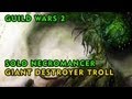 Guild Wars 2 - Giant Destroyer Troll SOLO 