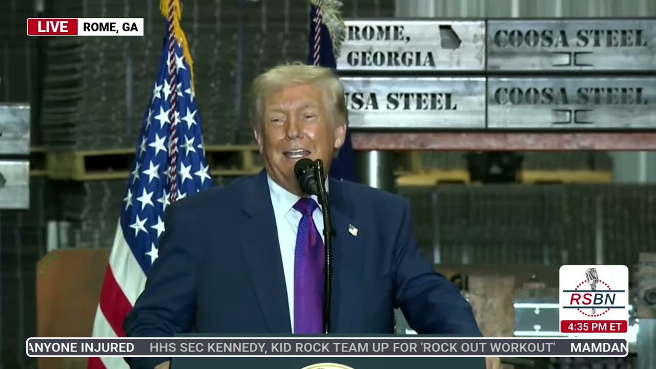 WATCH: President Trump Takes the Stage in Rome, GA to Raucous Applause - 02/19/26