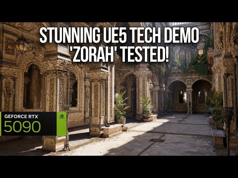 NVIDIA's 'Zorah' Tech Demo Tested on RTX 5090