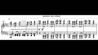 Hindemith: Stretta from Piano Sonata, Op. 17 (w. Score)